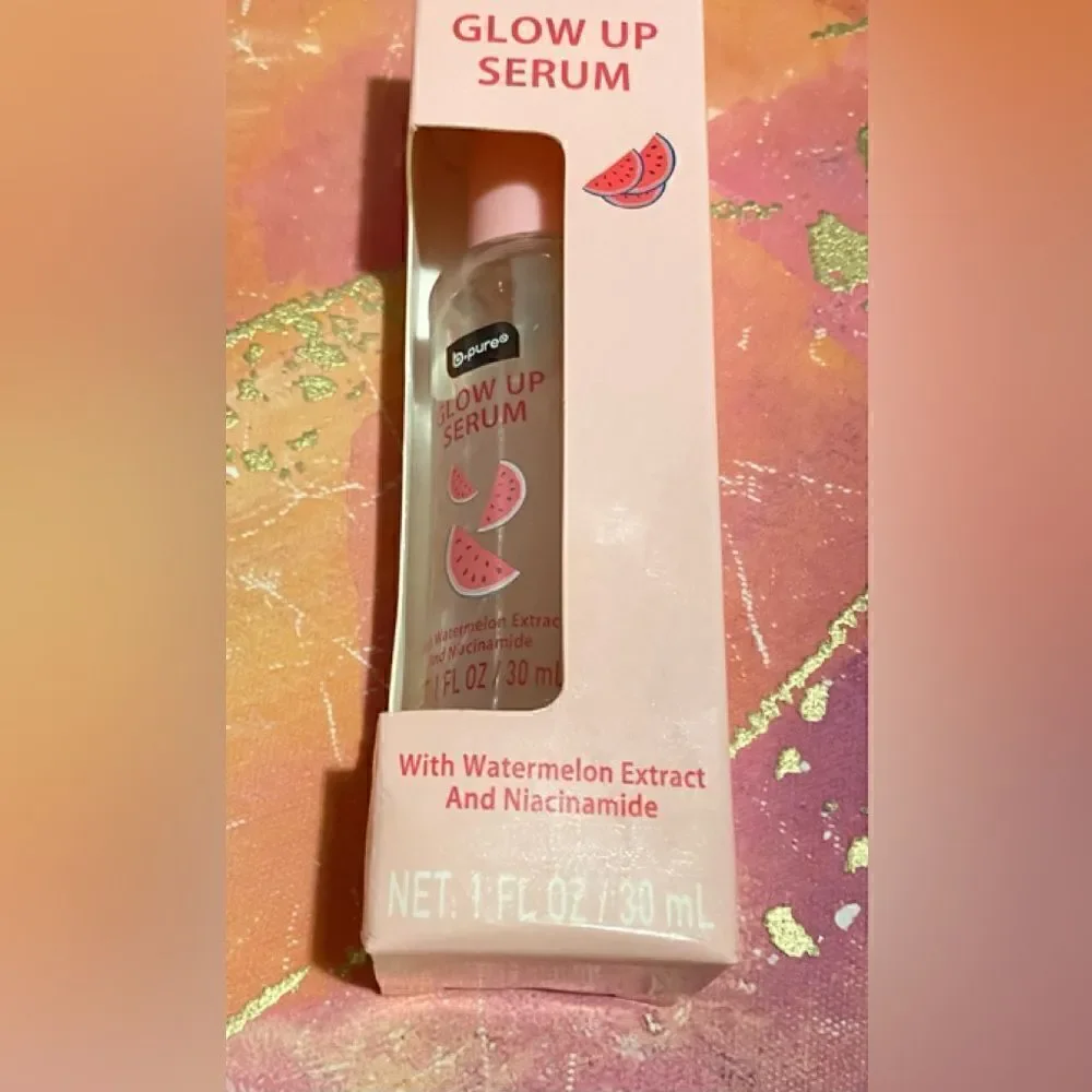 🎊B-Pure set of 2 Glow up serum with watermelon 🍉 Extract Niacinamide 1 FL OZ
